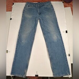 Vintage Carhartt Jeans Baggy Workwear Relaxed Fit Dungaree 36x36 Y2K  B460 DVB